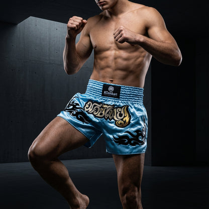 KOMBAT Muay Thai Shorts – Sky Blue